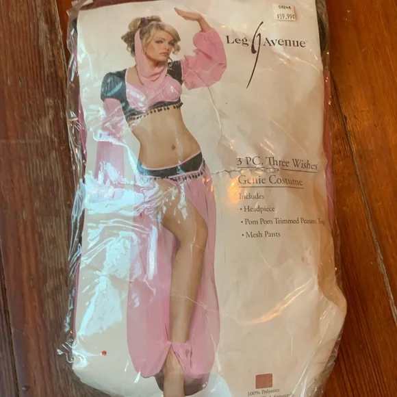 Leg Avenue Three Wishes Genie Costume Sexy - Picture 2 of 16